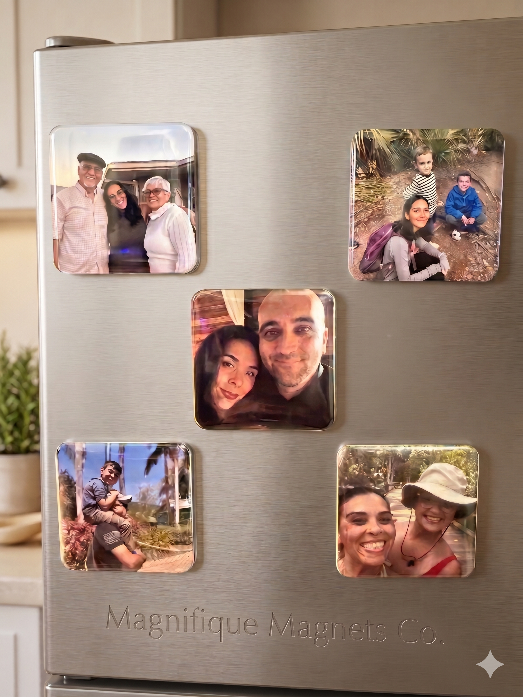 2 x 2 Custom Photo Magnets - 50 Pack